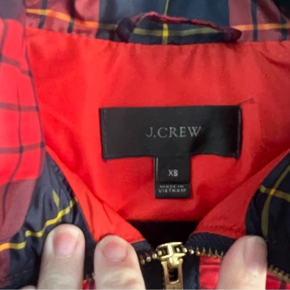 J. Crew Excursion Down Filled Puffer Vest in Tartan Plaid - Picture 6 of 12